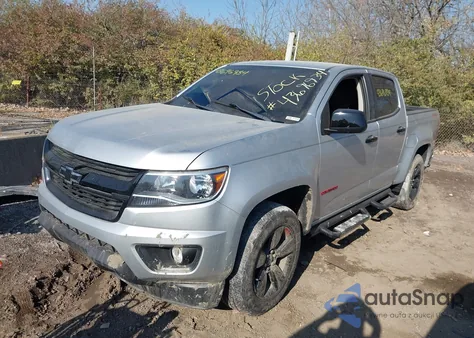 2019 Chevrolet Colorado Lt из США, поврежденный, VIN 1GCGTCEN2K1206011